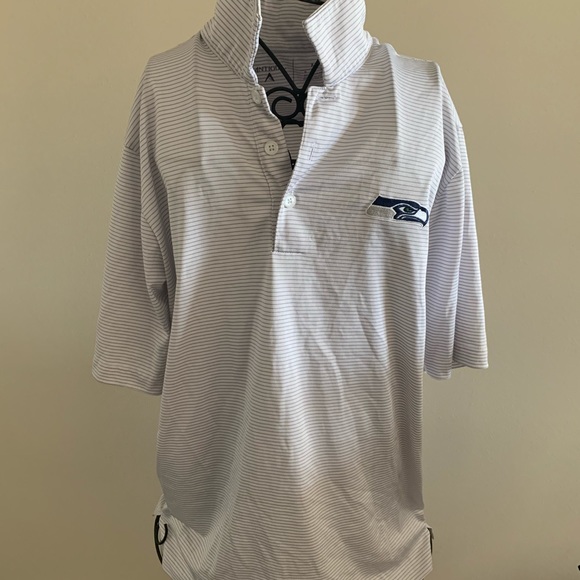 Antigua Seattle Seahawks Polo shirt. - Picture 3 of 5